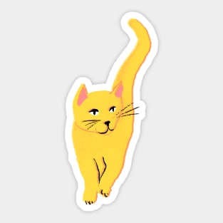 Slinky Cat Sticker